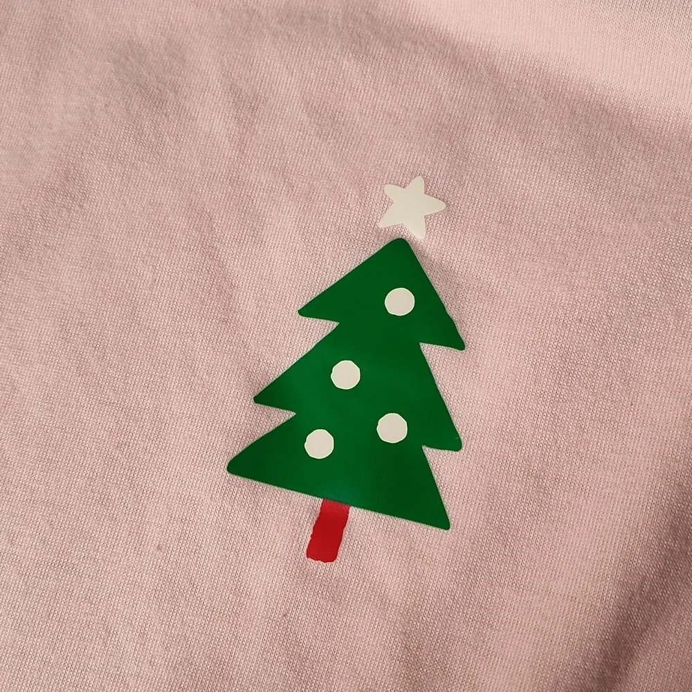 NWT Cat & Jack girls Christmas tree pajama shirt top XL‎ 14